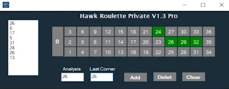 Hawk Roulette Private